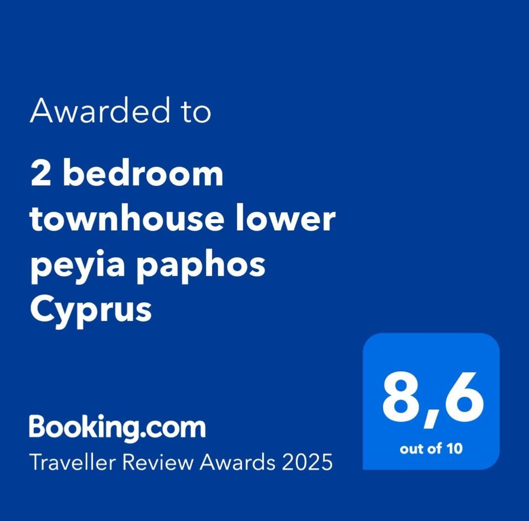 2 Bedroom Townhouse Lower Peyia Paphos Cyprus エクステリア 写真